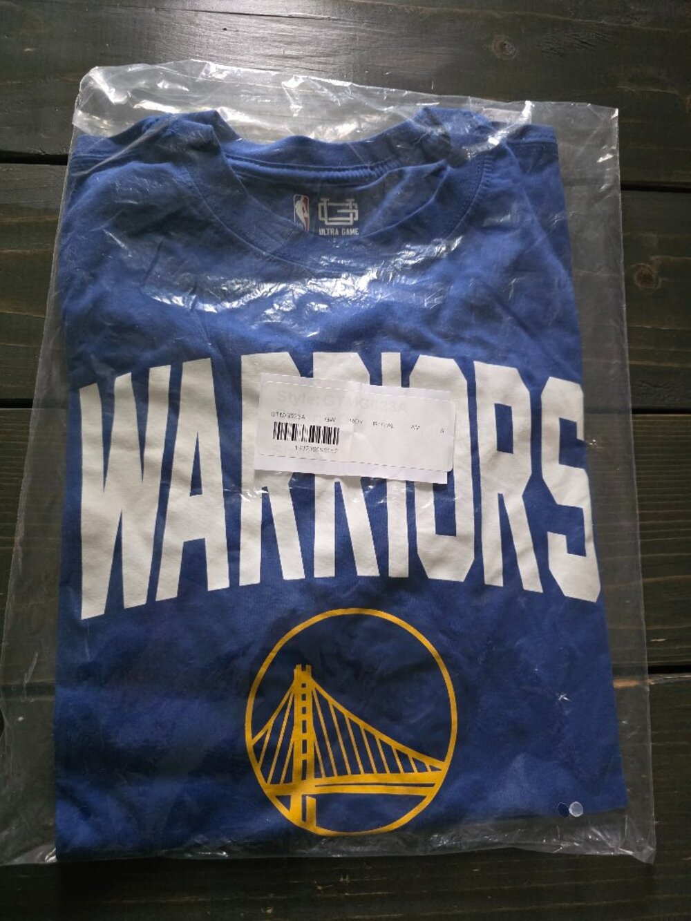 Mens blue Golden State Warriors t-shirt